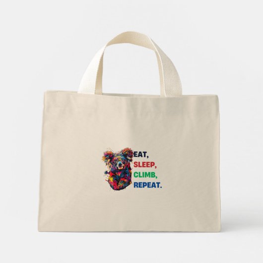 Koala Mini Stoffbeutel (Rückseite)