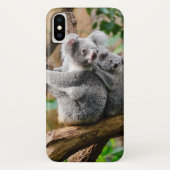 Koala mit Baby in einem Baum in Australien Case-Mate iPhone Hülle (Rückseite)