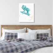 Koala mit Baby Leinwanddruck (Insitu (Schlafzimmer))