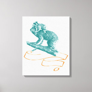 Koala mit Baby Leinwanddruck