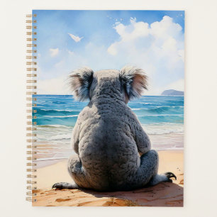 Koala mit Blick auf den Ozean Planer