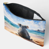 Koala mit Blick auf den Ozean Zubehörtasche (Offen)