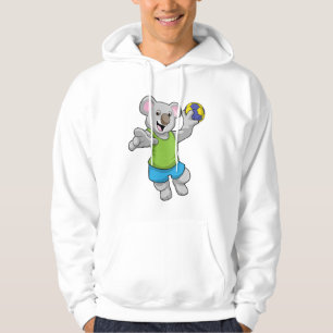 Koala mit Handballsport Hoodie
