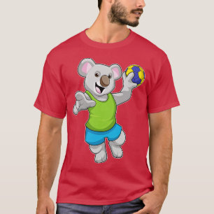 Koala mit Handballsport T-Shirt