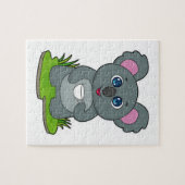 Koala mit Kaffeetasse Puzzle (Horizontal)
