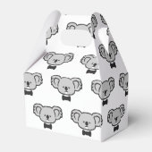 Koala mit Krawatte Geschenkschachtel (Rückseite)