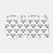 Koala mit Krawatte Geschenkschachtel (Ungefaltet)