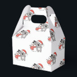 Koala mit Snowman im Winter zu Weihnachten Gefalle Geschenkschachtel<br><div class="desc">Koala with snowman in winter for Christmas - a snowman for winter and Christmas. A winter greeting in the cold season for the holidays. Christmas koala with snowman.</div>