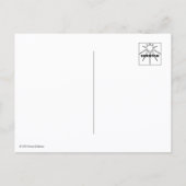 Koala Music DJ Postcard Feiertagspostkarte (Rückseite)