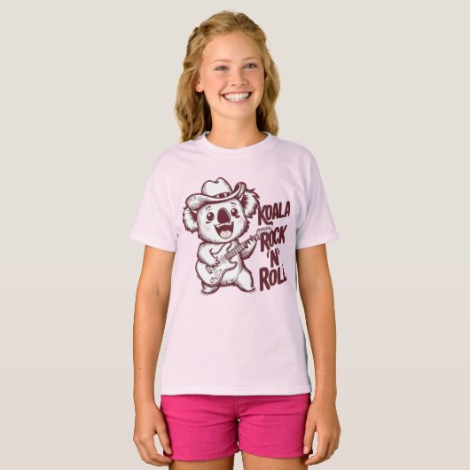 Koala music Rock'n'roll T-Shirt (Vorne ganz)