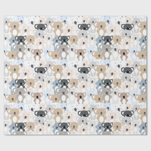 Koala Musterpapier Geschenkpapier (Flach)