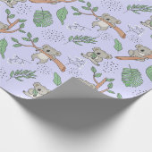 Koala Musterpapier Geschenkpapier (Ecke)