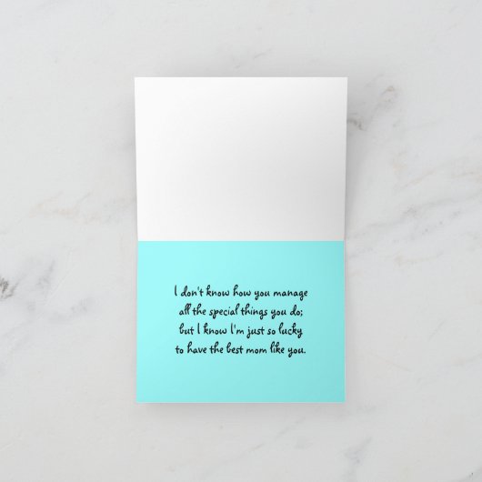 Koala Mutter-Liebe-Karte Karte (Innenseite)