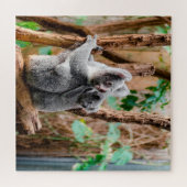 Koala-Mutter und -Baby Puzzle (Horizontal)