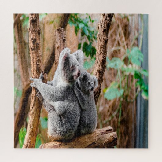 Koala-Mutter und -Baby Puzzle (Vertikal)