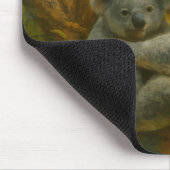 Koala Mutter und Joey im Herbst Canopy Mousepad (Ecke)