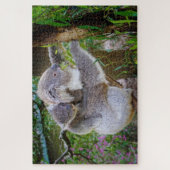 Koala-Mutter und Sohn Puzzle (Vertikal)
