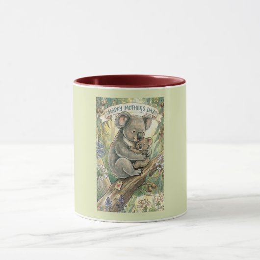 Koala Muttertag mit Joey Tasse (Zentrum)