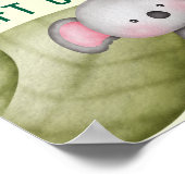 Koala Name Meaning - Green Personalisiert Gift Poster (Ecke)