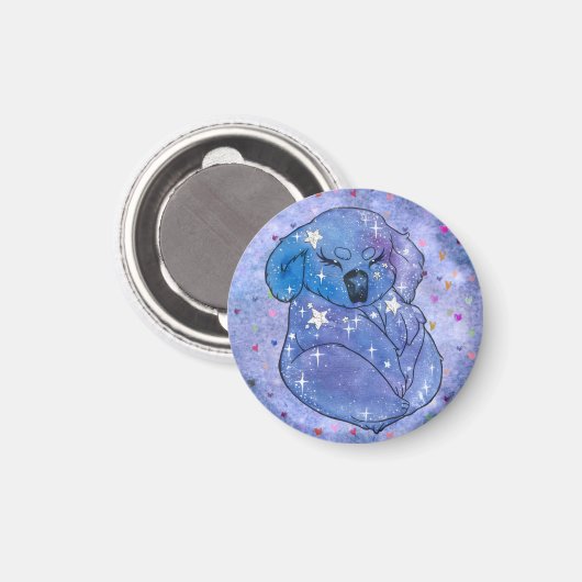 Koala namens Seven Magnet (Vorderseite/Rückseite)