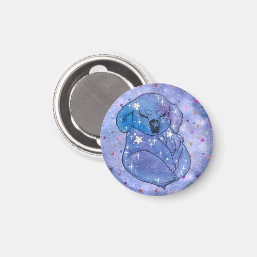 Koala namens Seven Magnet (Vorderseite/Rückseite)