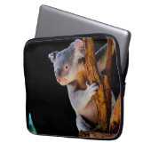 Koala Niedlich in Tree Gray Laptopschutzhülle (Vorderseite Links)