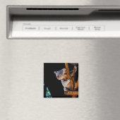 Koala Niedlich in Tree Gray Magnet (In Situ (Geschirrspüler))
