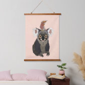 KOALA & Nymphensittich Wandteppich Mit Holzrahmen (Schlafzimmer)