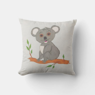 Koala on His Branch Kissen
