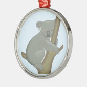 Koala Ornament Aus Metall (Links)