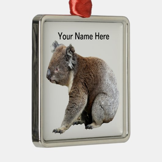 Koala Ornament Aus Metall (Rechts)