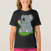 Koala Ostereiermalerei T-Shirt (Vorderseite)