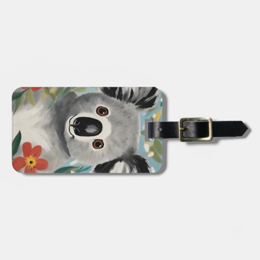 Koala Painting Gepäckanhänger (Vorderseite horizontal)