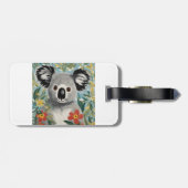 Koala Painting Gepäckanhänger (Rückseite horizontal)