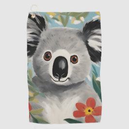 Koala Painting Golfhandtuch