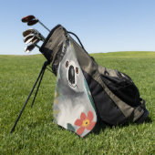 Koala Painting Golfhandtuch (Gras)