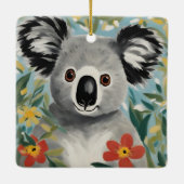 Koala Painting Keramikornament (Rückseite)