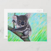 Koala Painting Postkarte (Vorne/Hinten)