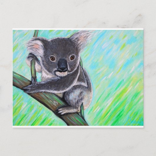 Koala Painting Postkarte (Vorderseite)