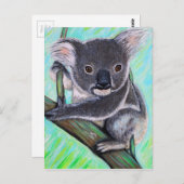 Koala Painting Postkarte (Vorne/Hinten)