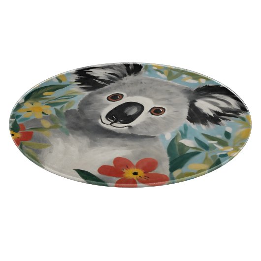 Koala Painting Schneidebrett (Ecke)