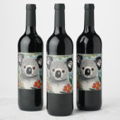 Koala Painting Weinetikett (Flaschen)