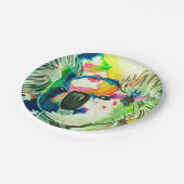 Koala Papierplatte Pappteller (Schrägansicht)