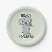 Koala Pappteller (Vorderseite)