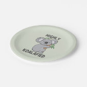 Koala Pappteller (Schrägansicht)