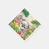 Koala Party Napkin Serviette (Ecke)