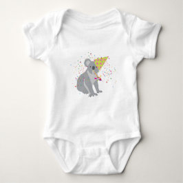 Koala Partying - Tiere mit Party Baby Strampler