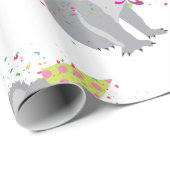 Koala Partying - Tiere mit Party Geschenkpapier (Rolleneckpunkt)