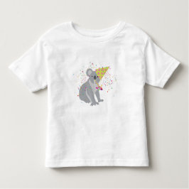 Koala Partying - Tiere mit Party Kleinkind T-shirt