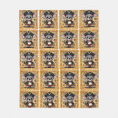 Koala Pirate Pattern Fleecedecke (Vorderseite)